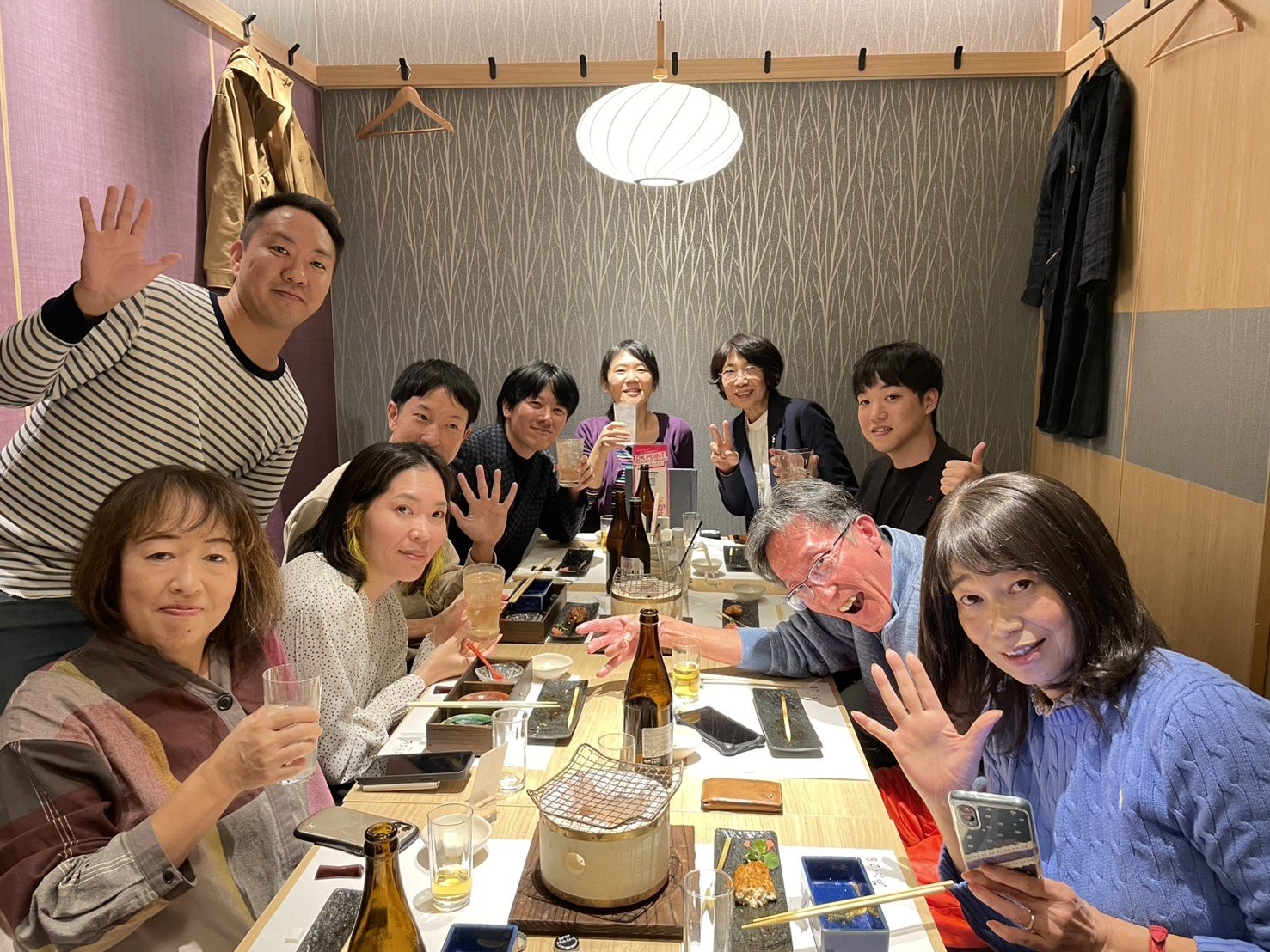 リアル懇親会の様子